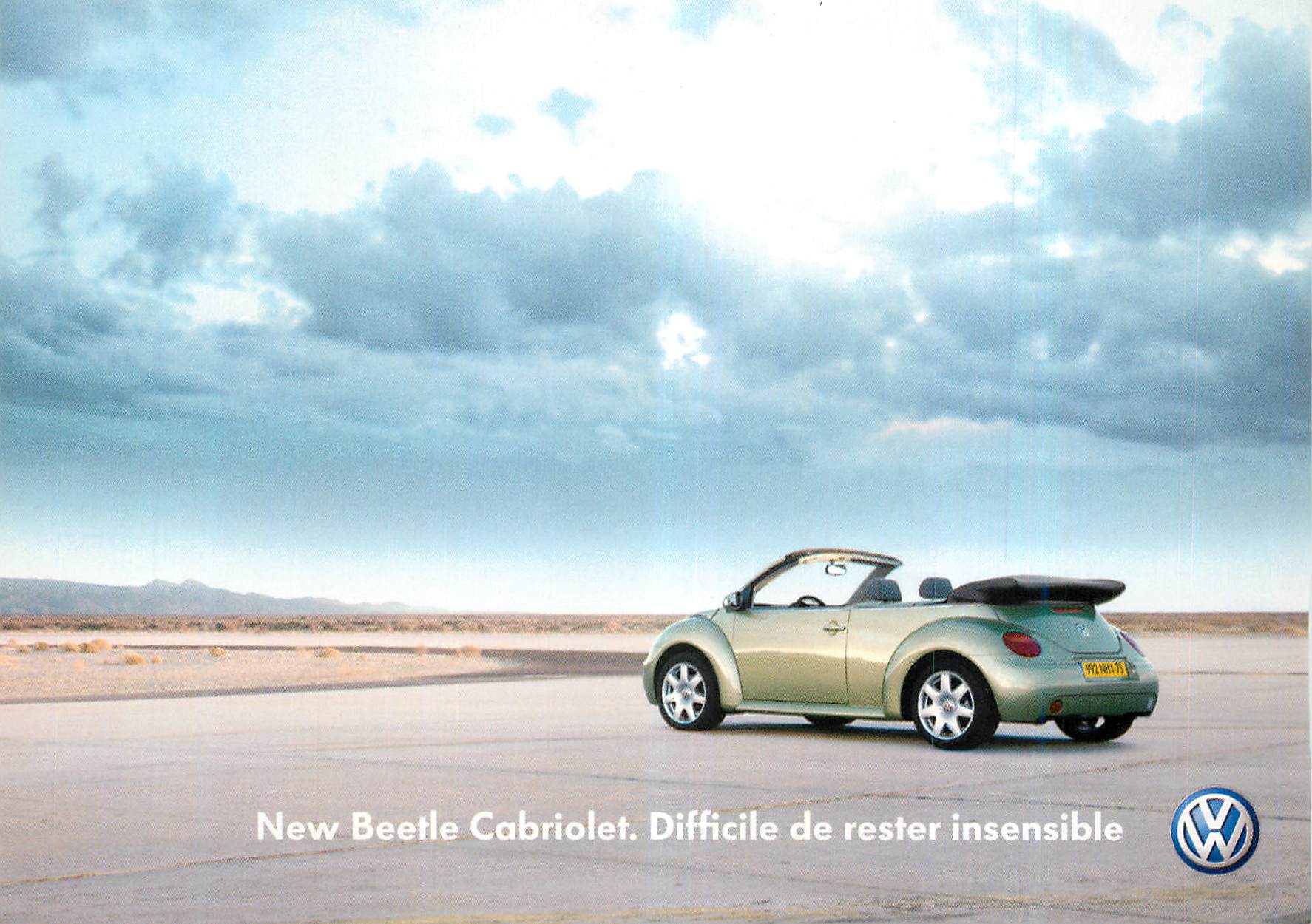 CPM New Beetle Cabriolet Difficule de rester insensible Decouvrez la New Beetle Cabriolet sur www volkswagen fr new beet